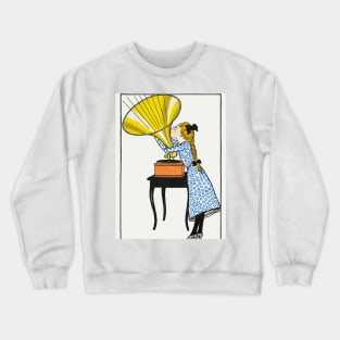 O, Caruso! (1911) print by Moriz Jung Crewneck Sweatshirt